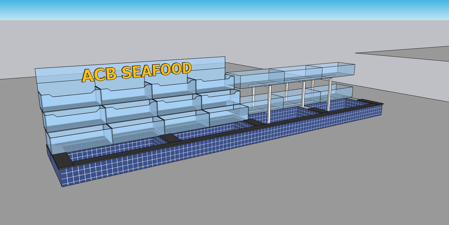 Hồ lọc tràn 3 ngăn 8m Hồ lọc tràn 3 ngăn 8m
