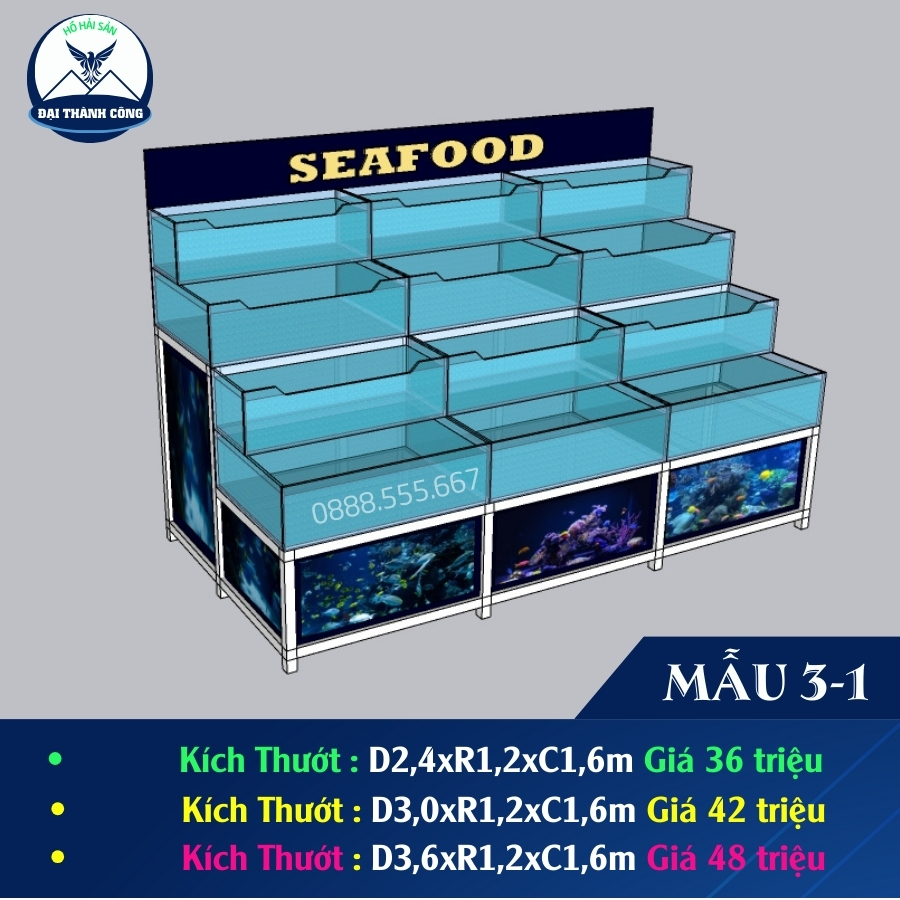 Hồ hải sản siêu thị hồ hải sản