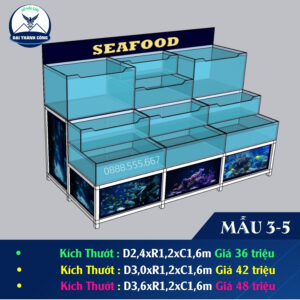 Hồ Trưng Bày Hải Sản