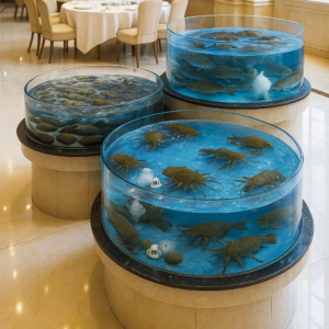 hồ hải sản tròn