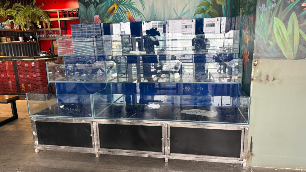 thi công hồ hải sản