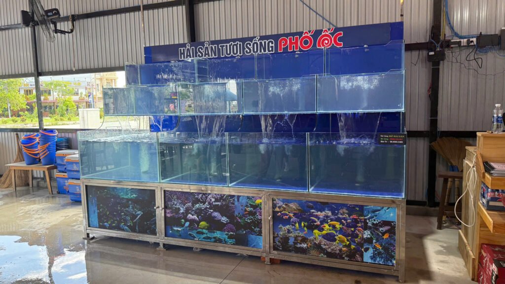 thanh lý bể hải sản