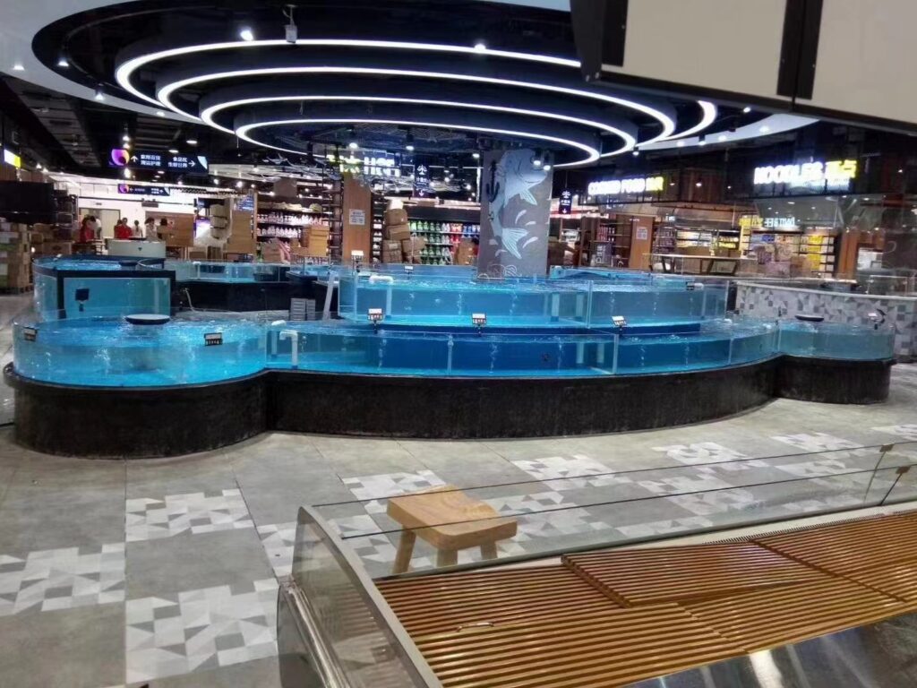 chăm sóc hồ hải sản